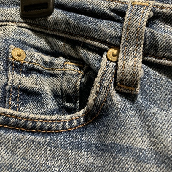 7 For All Mankind‎ Luxe Vintage High-Waist Ankle Skinny Jeans w/ Lurex Stripe 28 - Picture 6 of 10